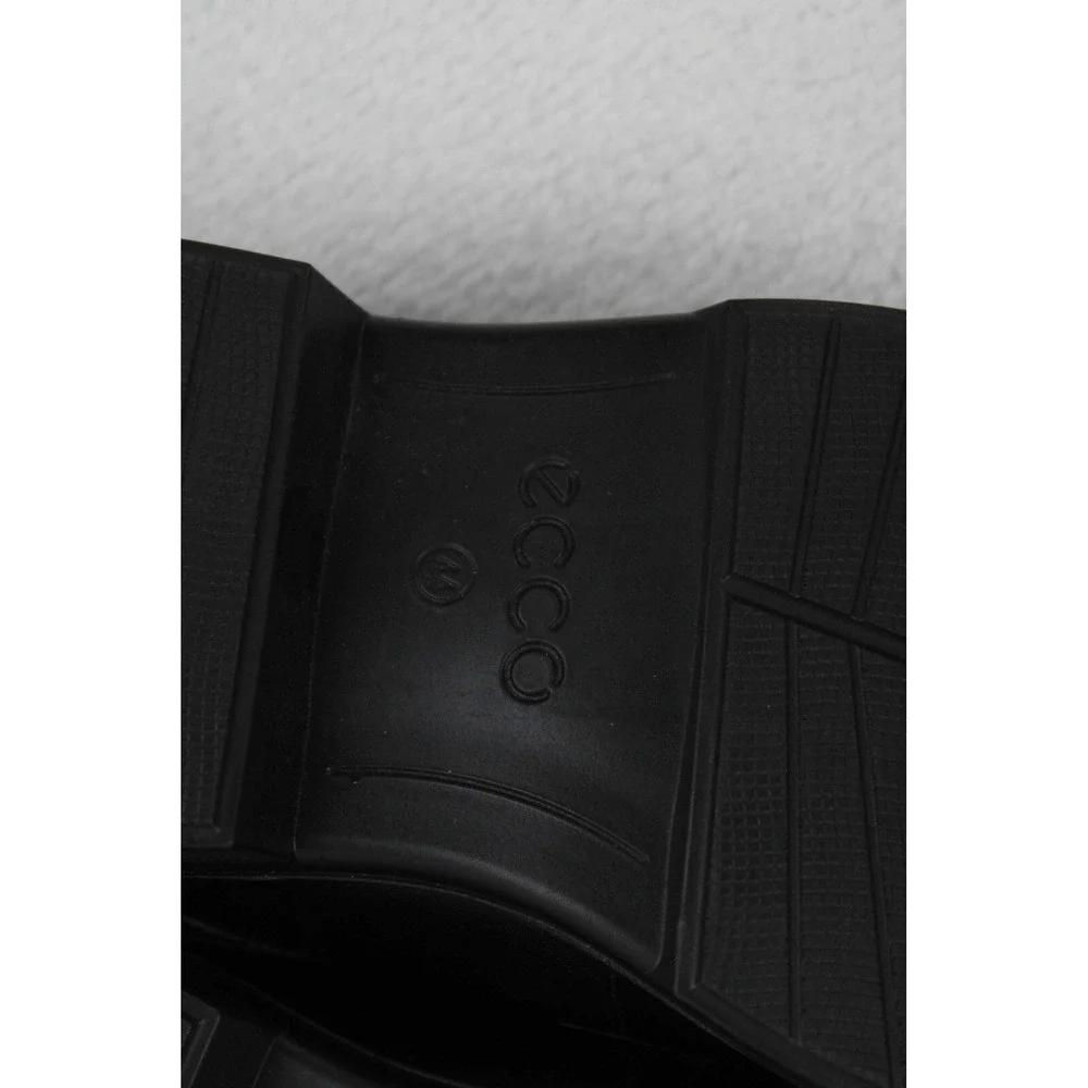 ECCO Mens Black Leather‎ Cap Toe Derby Dress Shoes Size 44 EU 10 US 62211401001